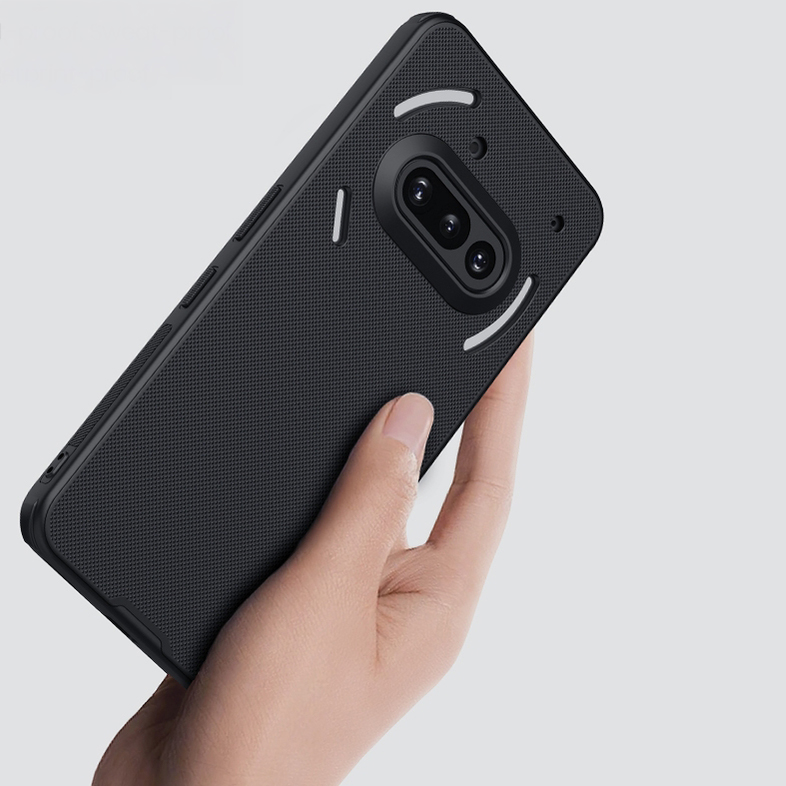 Etui Nillkin Frosted Shield Pro do Nothing Phone 3a, czarne